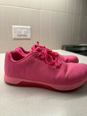 NOBULL Hot Neon Pink Mesh Athletic Sneakers